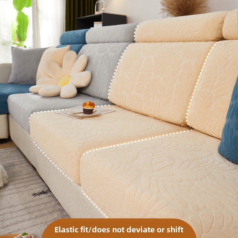 Stretchable Knitted Sofa Cover - Image 3