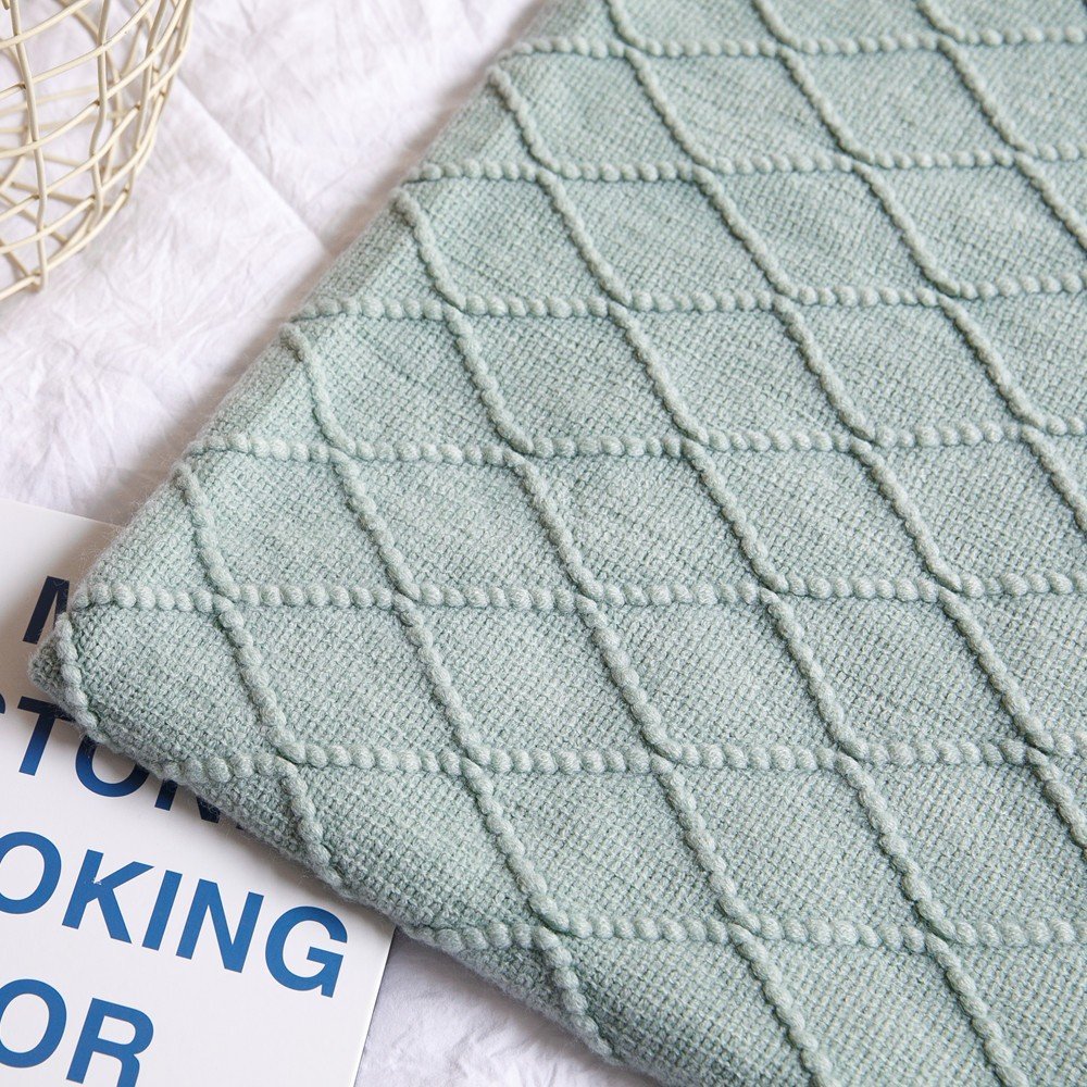 Diamond-shaped sofa blanket throw - Image 4