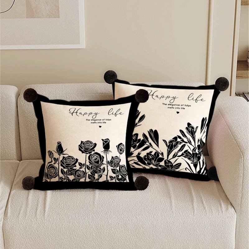 Sofa throw pillow cover