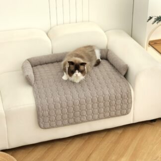 Corduroy pet sofa cushion